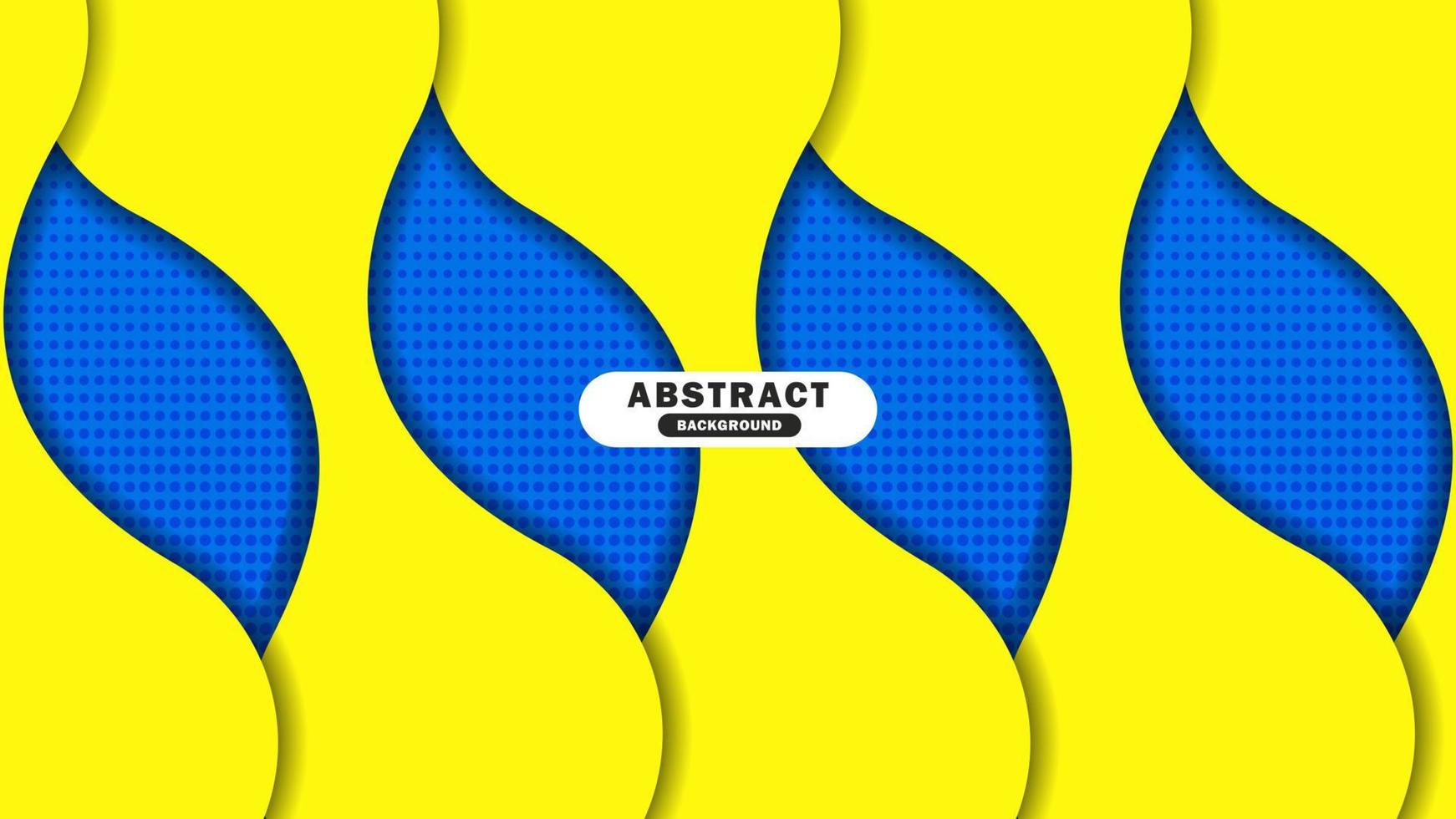 modèle de fond abstrait moderne. fond futuriste bleu et jaune. affiche lumineuse, bannière, dépliant, couverture, pour votre entreprise. illustration vectorielle de fond bleu et jaune. eps 10 vecteur