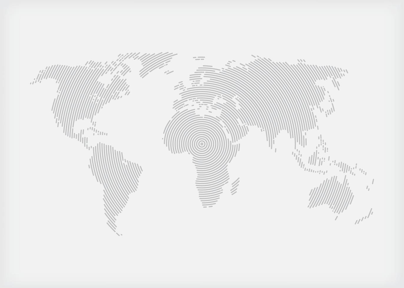 illustration de la carte du monde vecteur
