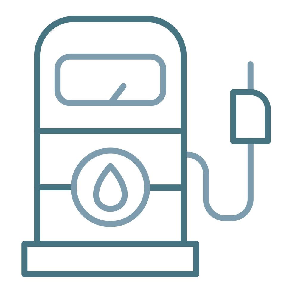 icône de deux couleurs de ligne d'essence vecteur