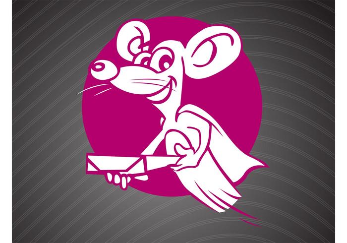 Sourire Rat Logo vecteur