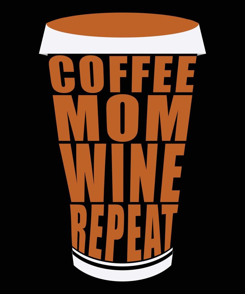 cette maman est géniale après une tasse de conception de t-shirt de café vecteur