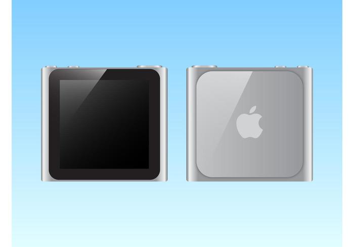 iPod nano argent vecteur