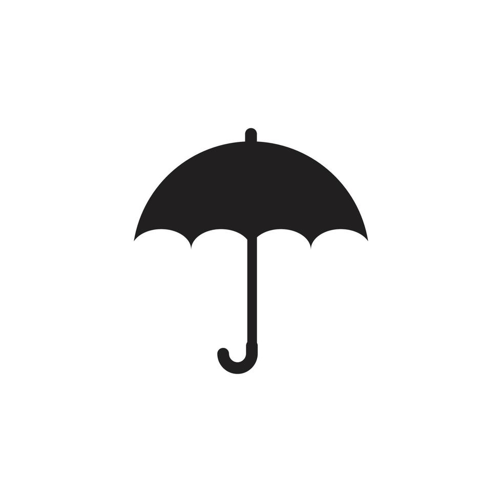 vecteur de logo parapluie