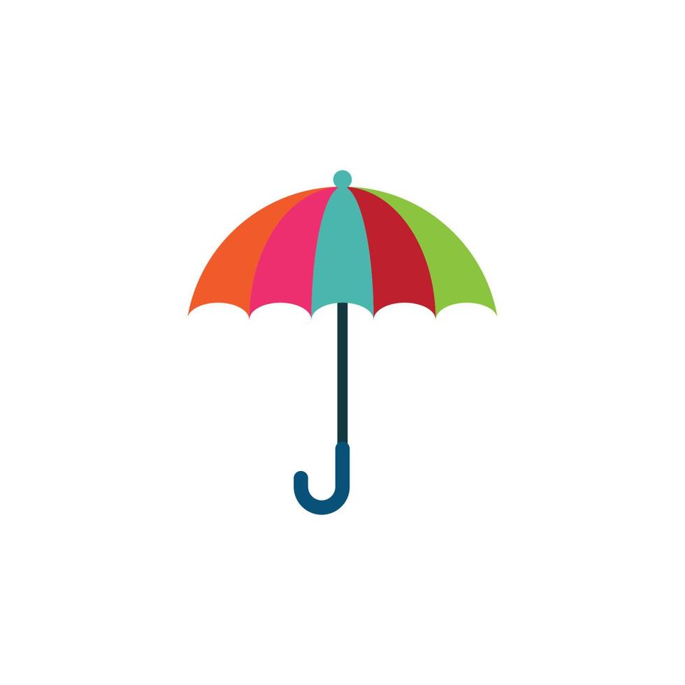 vecteur de logo parapluie