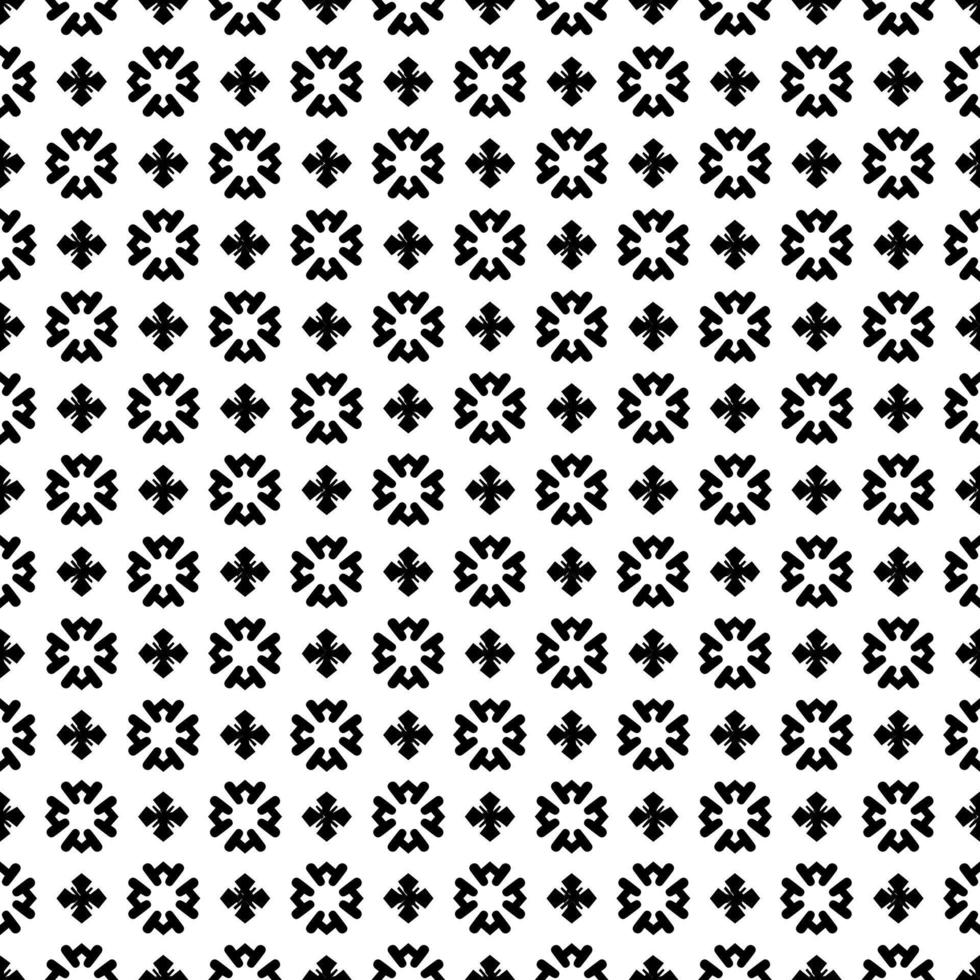 texture de motif de surface noir et blanc. bw conception graphique ornementale. ornements en mosaïque. modèle de modèle. vecteur