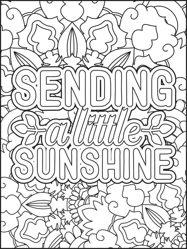 page de coloriage de citations de motivation. page de coloriage de citations inspirantes. page de coloriage des citations affirmatives. page de coloriage de citations positives. ondes positives. page de coloriage de gros mots. typographie motivationnelle. vecteur