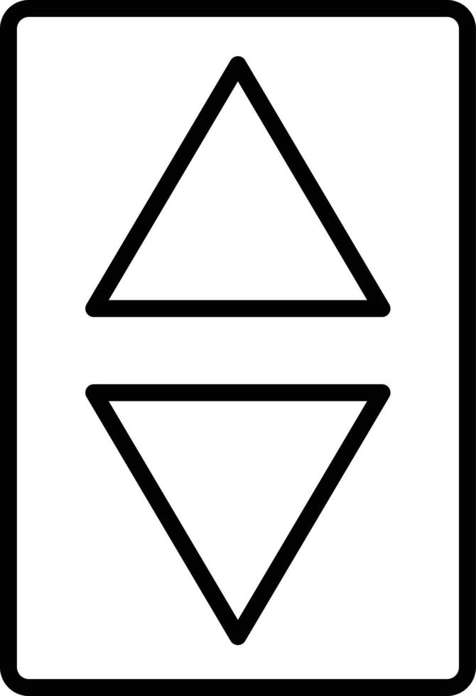 icône d'ascenseur. symbole des boutons de levage. signe de boutons d'ascenseur. vecteur