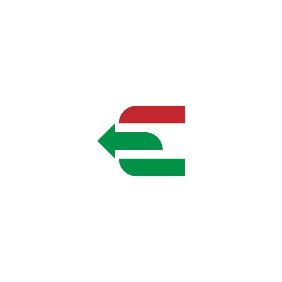 lettre e logo icône design illustration vectorielle vecteur