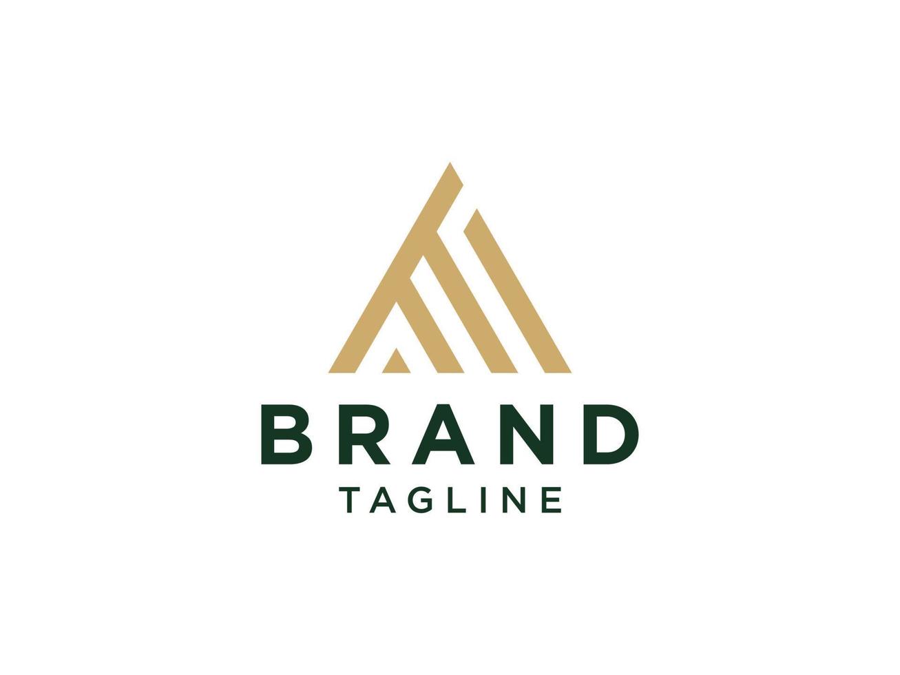 logo abstrait de la lettre initiale t. style infini linéaire or isolé sur fond blanc. utilisable pour les logos d'entreprise et de marque. élément de modèle de conception de logo vectoriel plat.