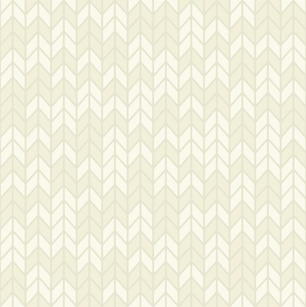 petit tricot, chevrons, motif géométrique harmonieux de chevron avec fond de couleur gris crème. vecteur