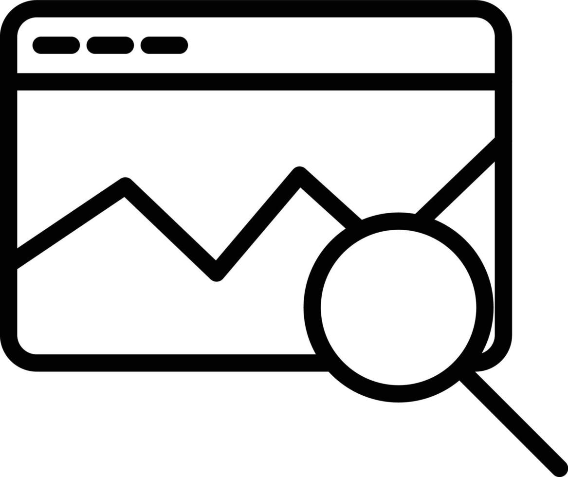 graphique de surveillance icône vectorielle isolée qui peut facilement modifier ou éditer vecteur