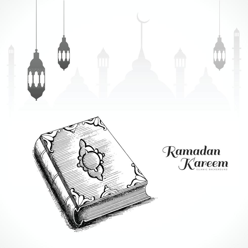 compte à rebours pour le ramadan - 01 jours pour le ramadan - 01 hari  menuju ramadhan croquis au crayon illustration 5560557 Art vectoriel chez  Vecteezy