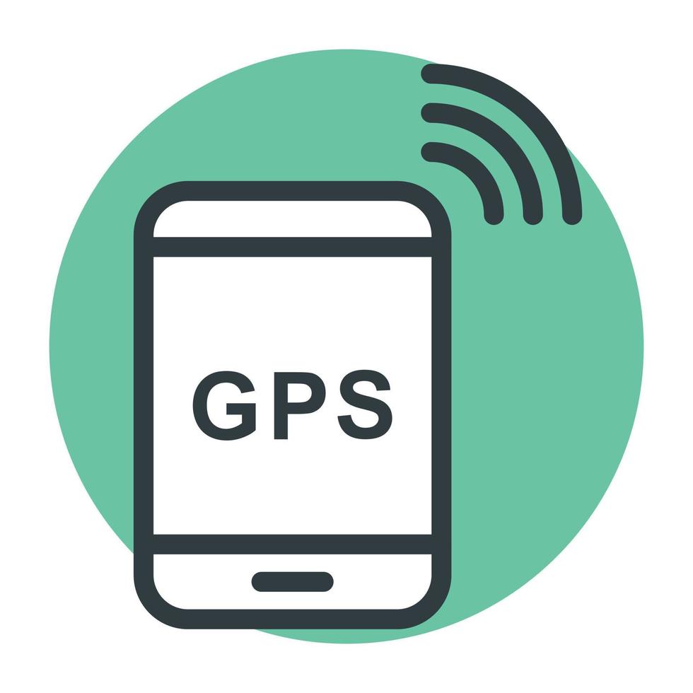 notions d'appareil gps vecteur