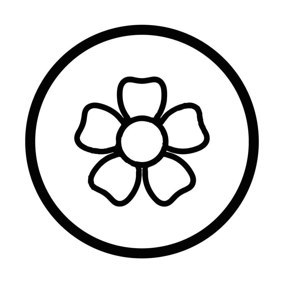 icône de fleur de sakura vecteur