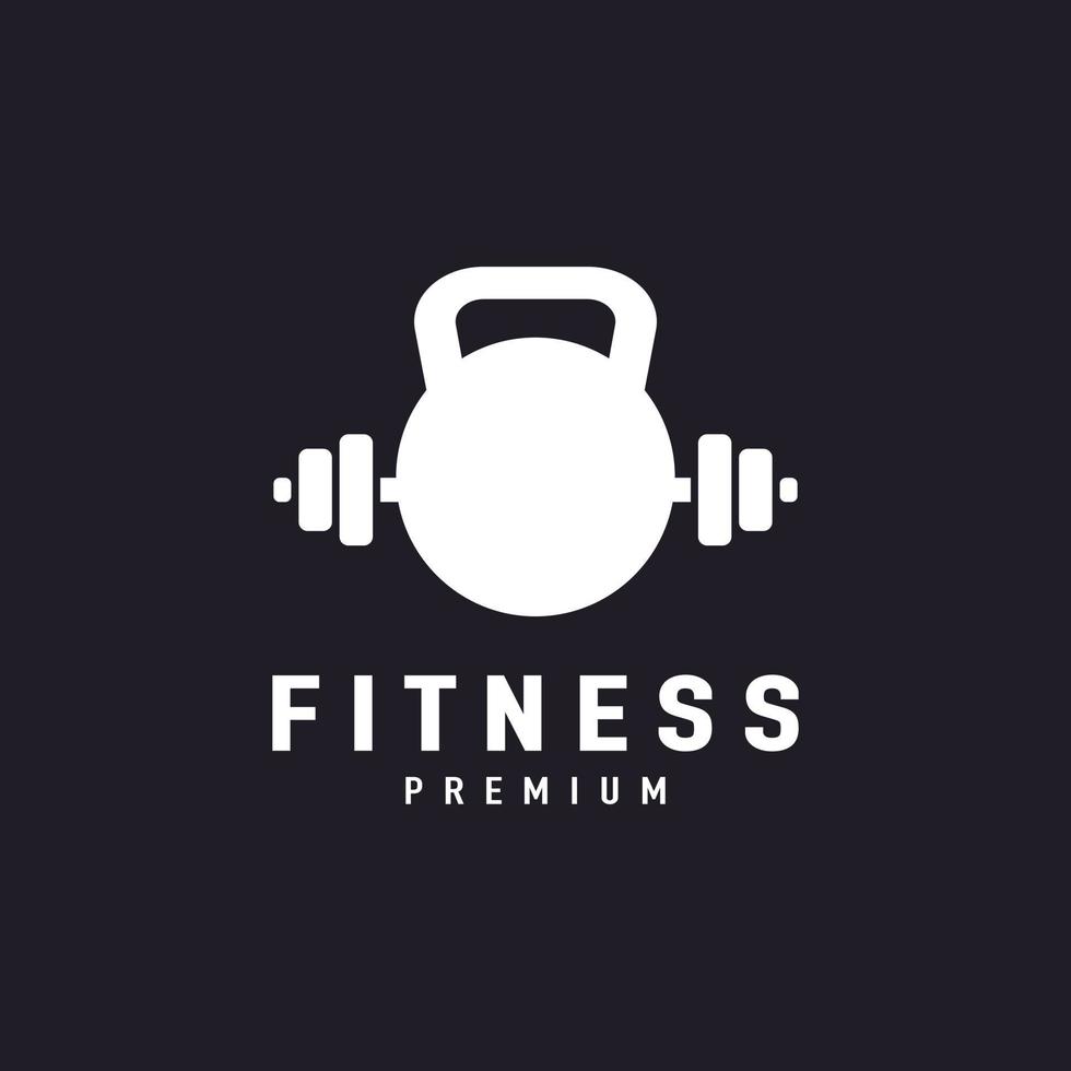 fitness gym haltère haltère logo design inspiration vecteur