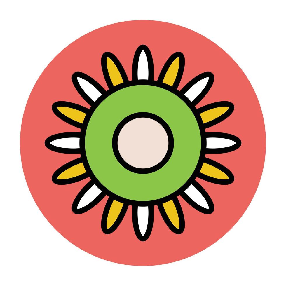 concepts de gerbera à la mode vecteur