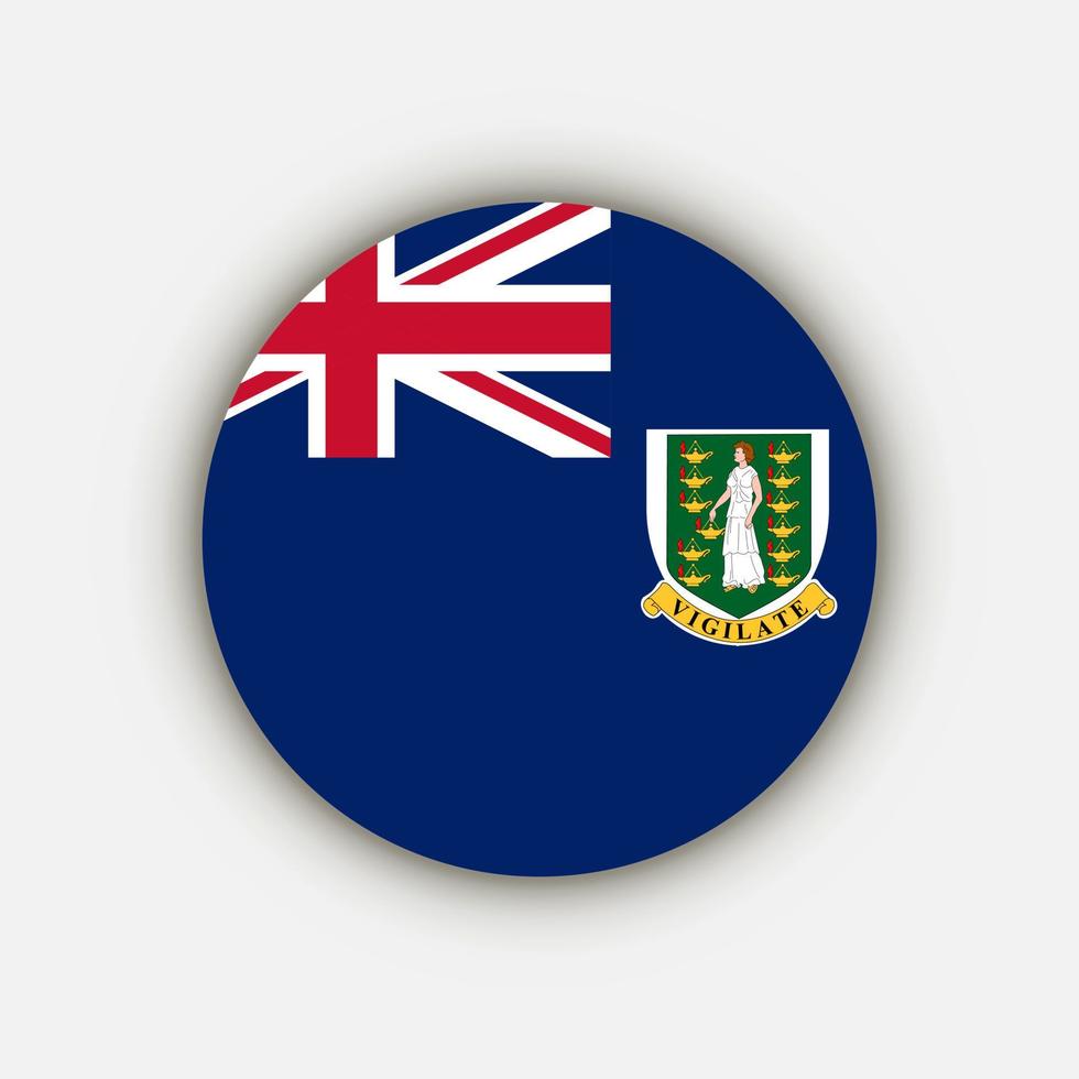 pays des îles vierges. drapeau des îles vierges. illustration vectorielle. vecteur