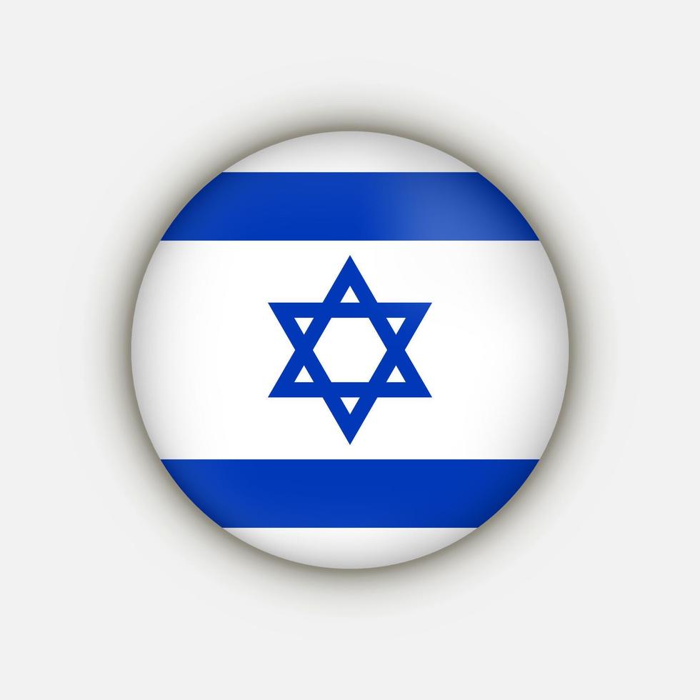 pays israël. drapeau d'Israël. illustration vectorielle. vecteur