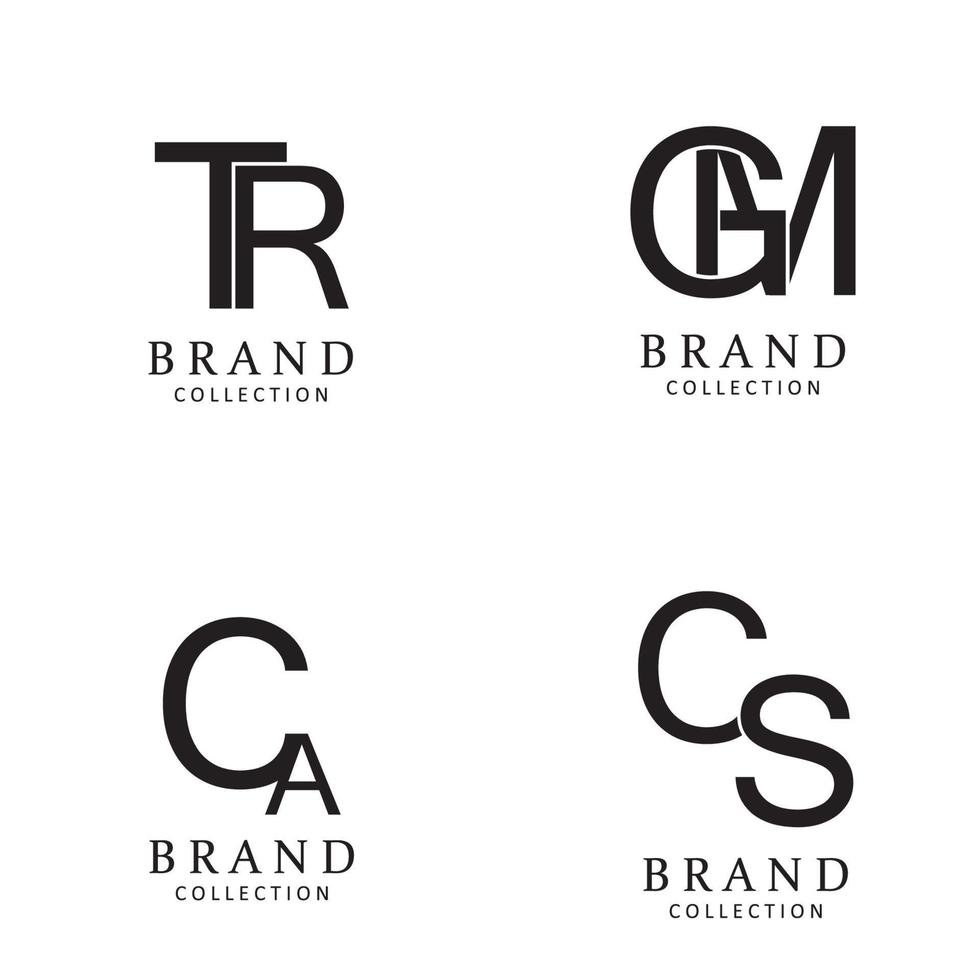lettre vecteur logo design symbole icône emblème