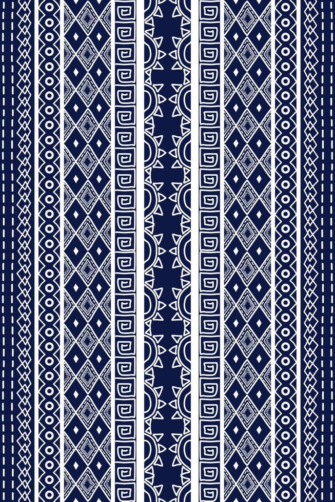 motif géométrique oriental et traditionnel ethnique asiatique harmonieux pour la texture et l'arrière-plan. décoration de motifs en soie et en tissu pour tapis, vêtements, emballages et papiers peints vecteur