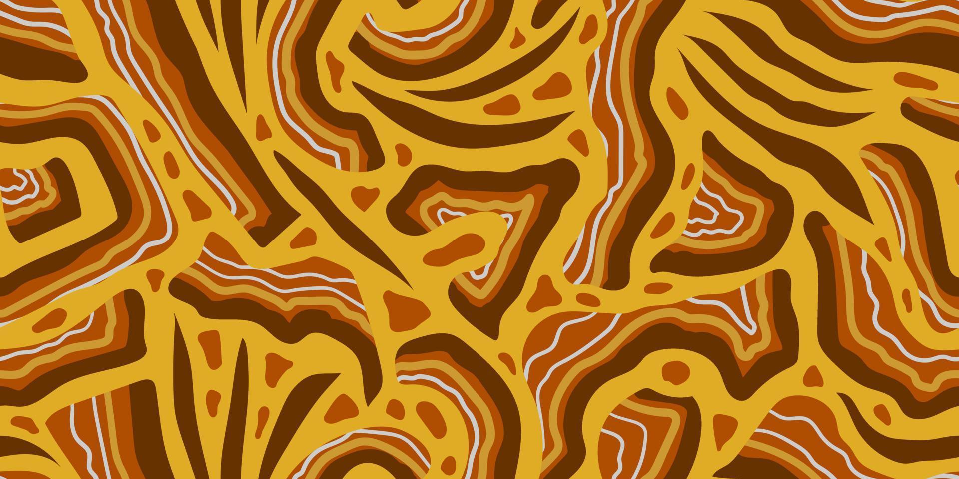bannière jaune transparente abstract vector avec des sections de pierres brunes sans forme
