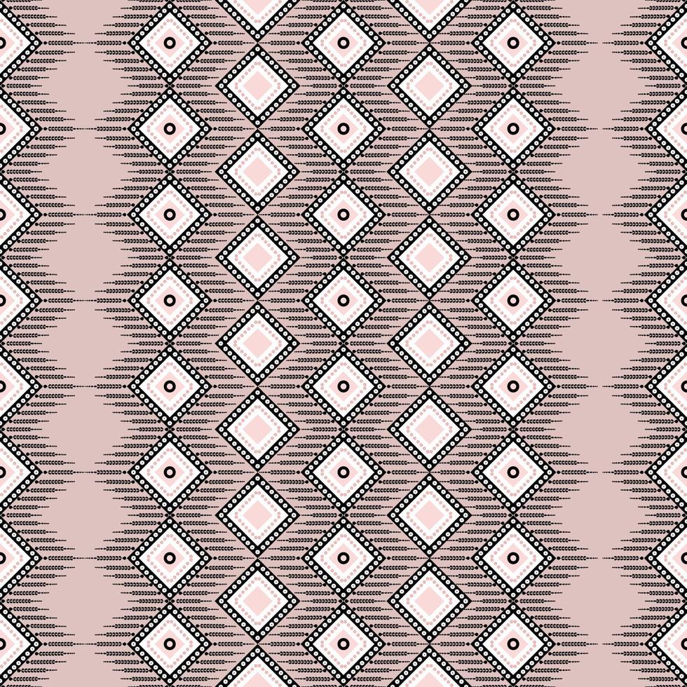 motif de tissage carré plus fréquent, motif vectoriel sans couture. texture élégante moderne. design graphique tendance pour l'équipement de test de vêtements, intérieur, papier peint noir et rose.