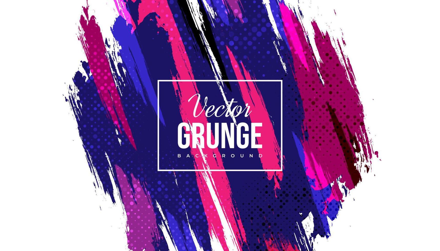 abstrait grunge coloré avec style demi-teinte. illustration de coup de pinceau pour bannière, affiche. fond sportif. éléments de rayures et de texture pour la conception vecteur