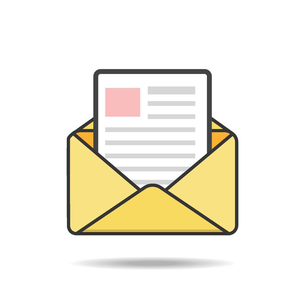 icône de courrier électronique de vecteur