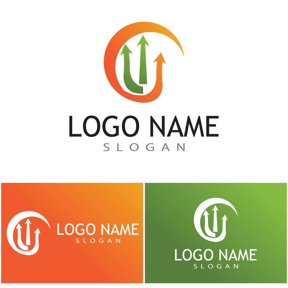 trident logo template vecteur icône illustration design