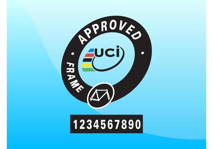 UCI approuvé vecteur