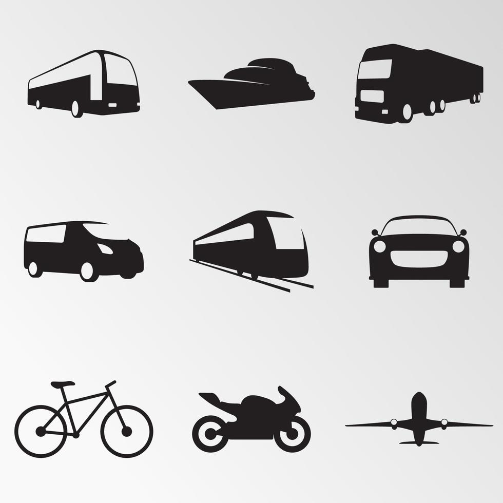 illustration vectorielle sur le thème transport vecteur