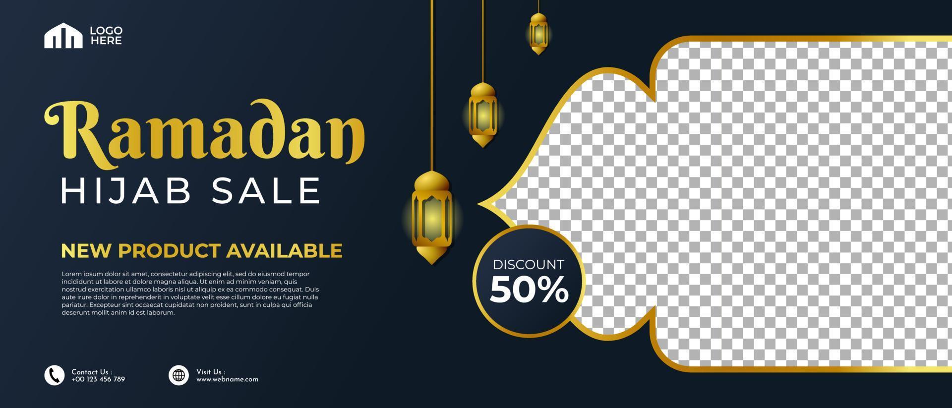 conception de fond islamique ramadan kareem ou eid mubarak pour carte de voeux, bannière, événement ou affiche vecteur