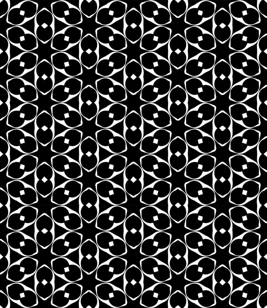 texture transparente motif noir et blanc. conception graphique ornementale en niveaux de gris. ornements en mosaïque. vecteur