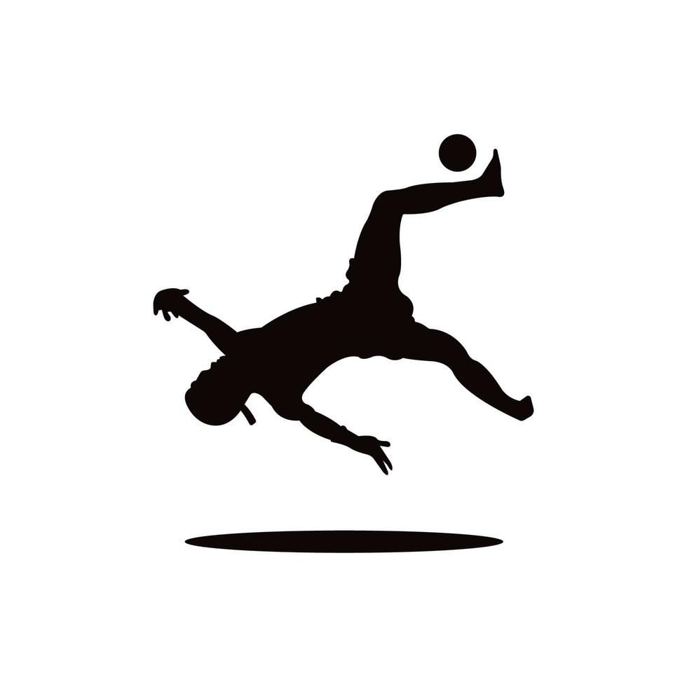 joueurs takraw et football sports logo design vecteur icône illustration