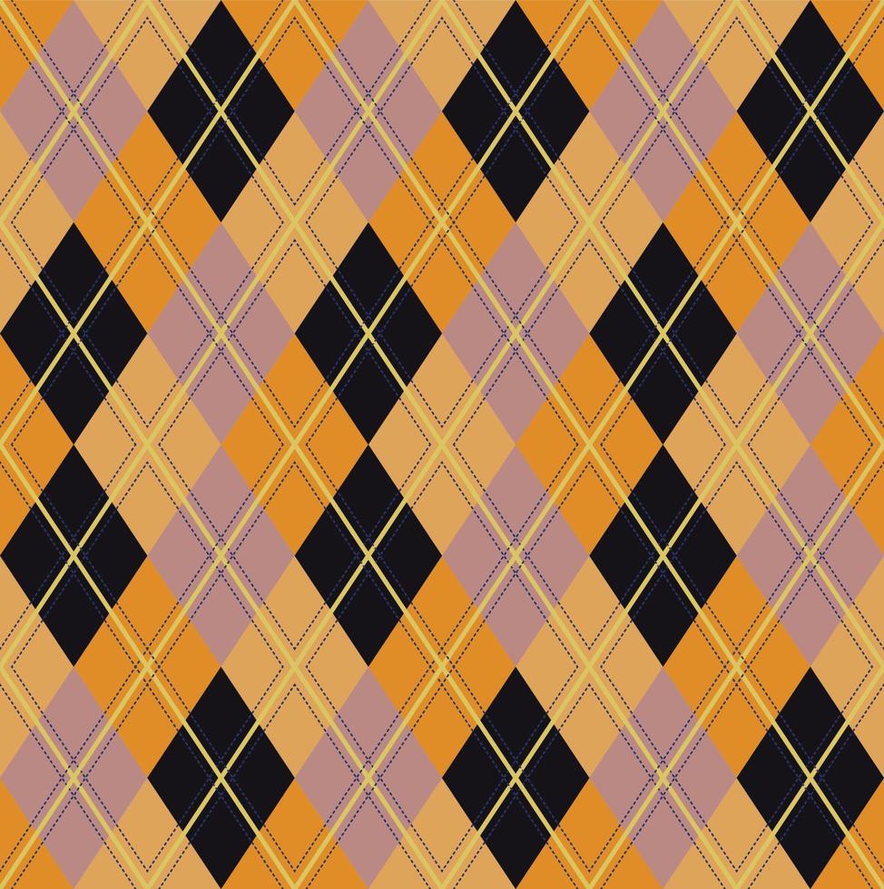 vecteur de motif argyle, géométrique, arrière-plan, tricot classique, plaid