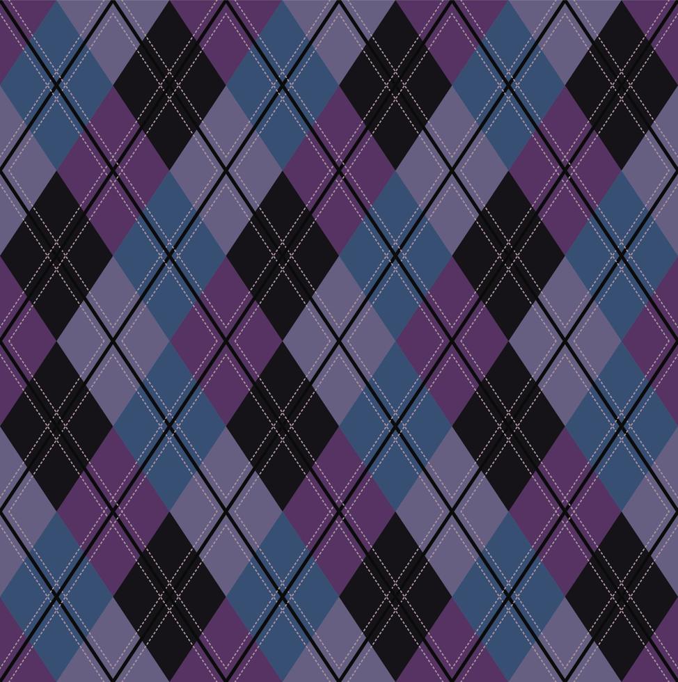 vecteur de motif argyle, géométrique, arrière-plan, tricot classique, plaid