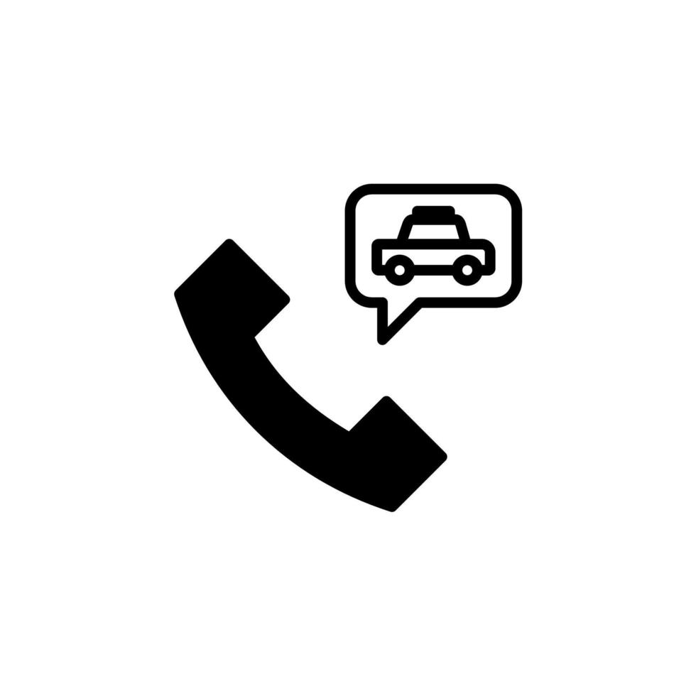 appel, centre, modèle de logo d'illustration vectorielle d'icône de ligne solide de téléphone. adapté à de nombreuses fins. vecteur