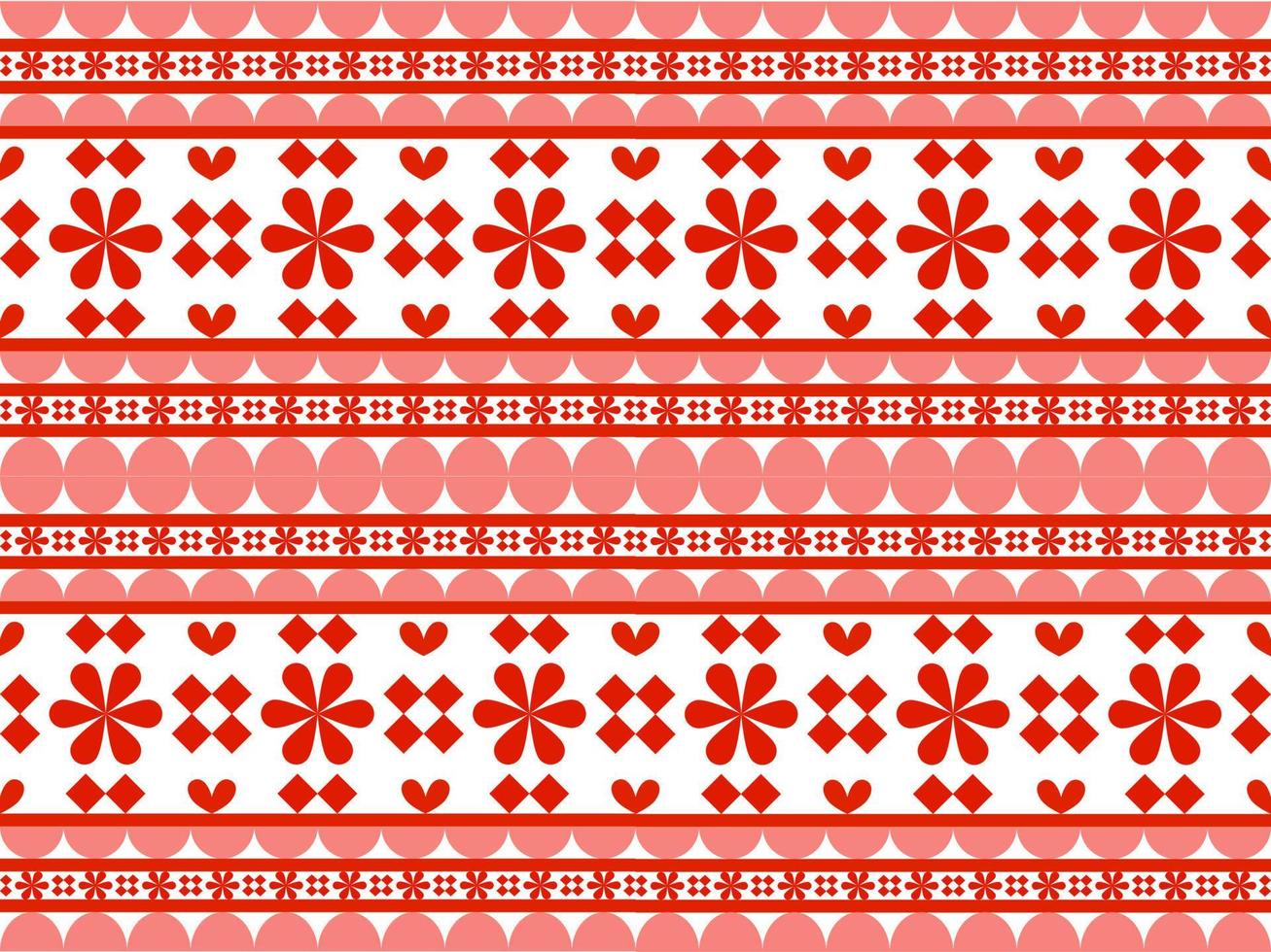 Motif géométrique abstrait Impression Frontière Tradition Motif sans couture Illustration Motif géométrique vecteur