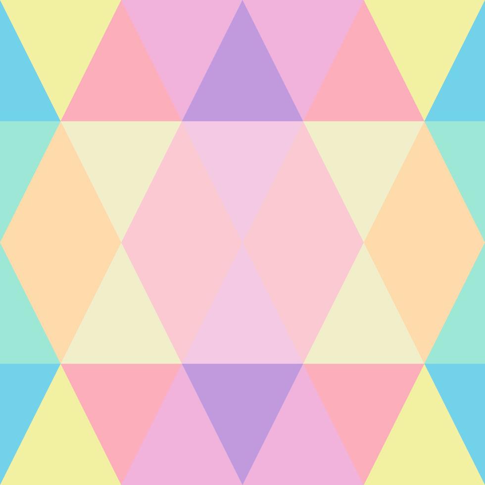 fond transparent triangle multicolore pastel vecteur