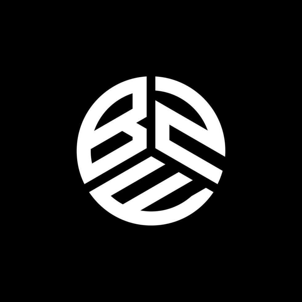 création de logo de lettre bze sur fond blanc. concept de logo de lettre initiales créatives bze. conception de lettre bze. vecteur