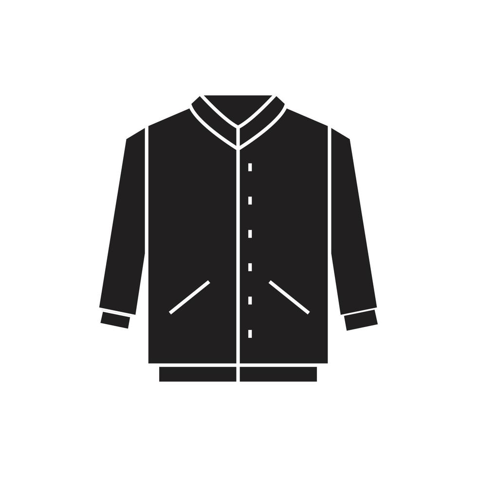 veste pour la présentation du site Web de l'icône du symbole vecteur