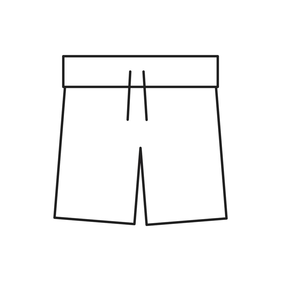 pantalon pour la présentation du site Web de l'icône du symbole vecteur