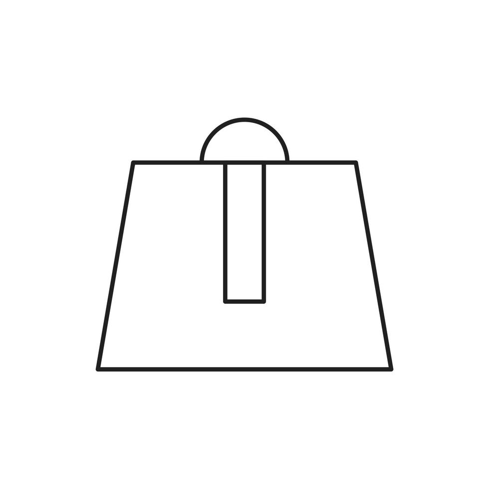 icône de sac pour la présentation du site Web de l'icône de symbole vecteur