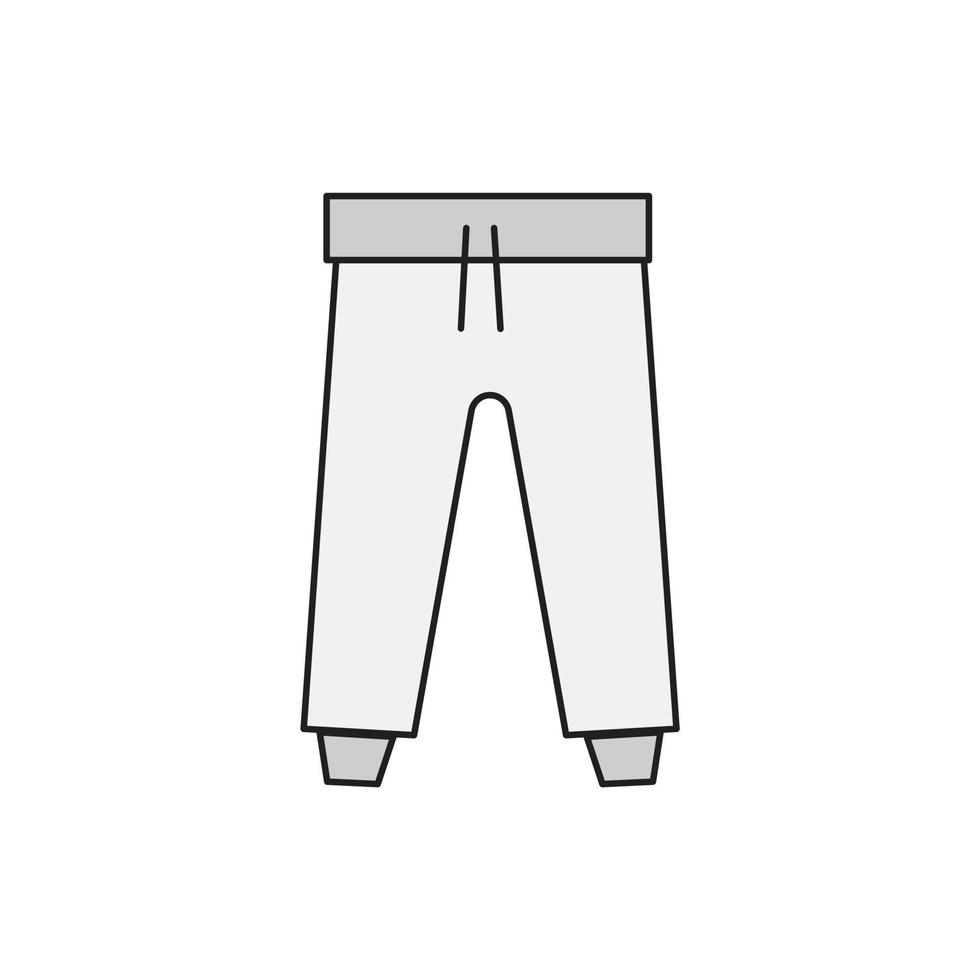 pantalon pour la présentation du site Web de l'icône du symbole vecteur