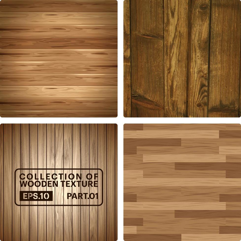 collection du meilleur design de fond de texture en bois 01 vecteur