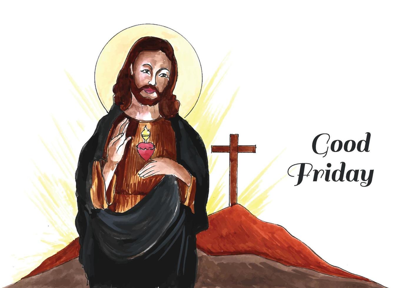 conception religieuse de jésus christ pour le fond de la célébration de pâques vecteur
