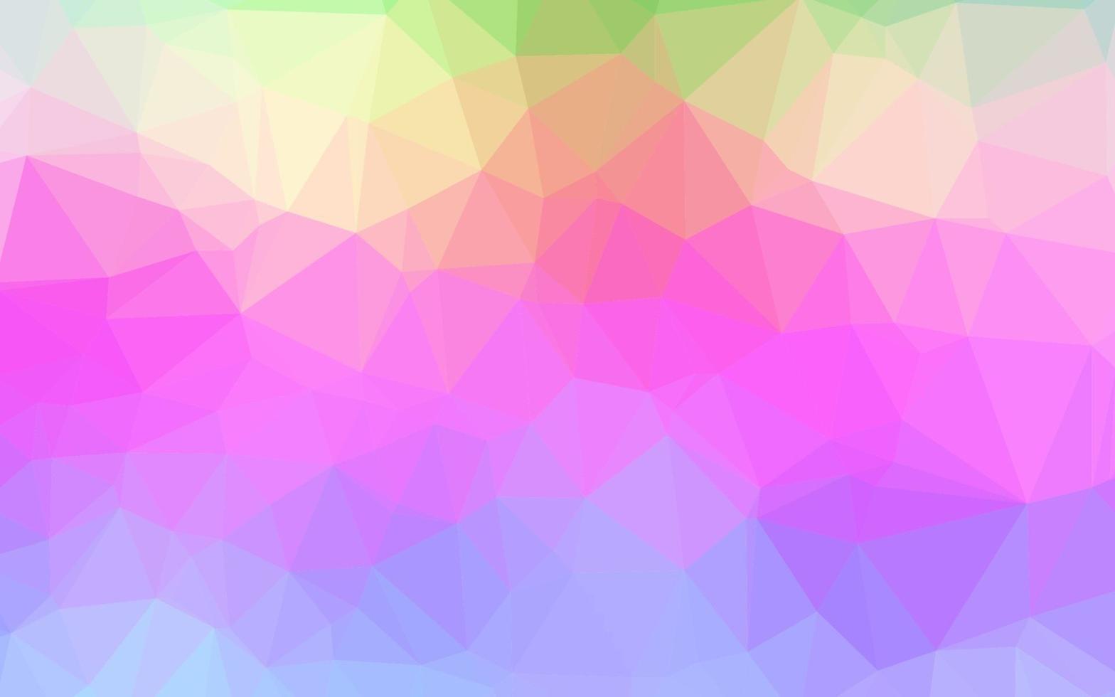 couverture polygonale abstraite multicolore légère, vecteur arc-en-ciel.