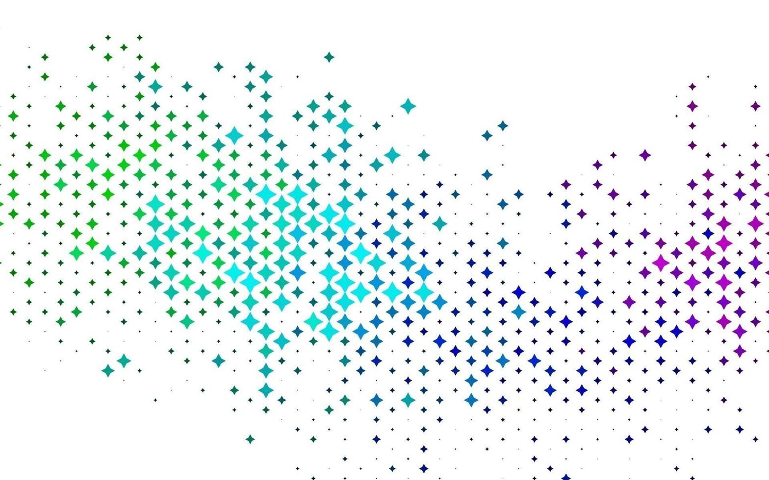 multicolore clair, motif vectoriel arc-en-ciel avec des étoiles de Noël.