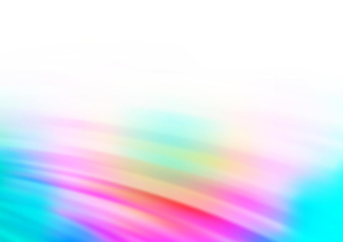 multicolore léger, motif vectoriel arc-en-ciel avec des rubans pliés.