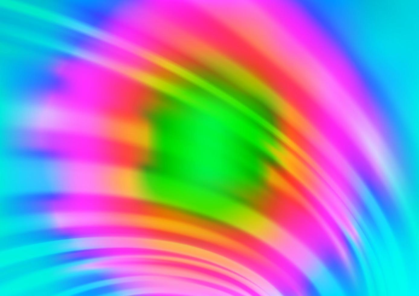 modèle vectoriel multicolore clair et arc-en-ciel avec des formes de bulles.